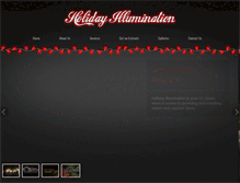 Tablet Screenshot of holidayillumination.com